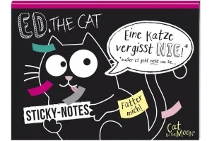 Moses Sticky Notes \\"Ed, the Cat\\"