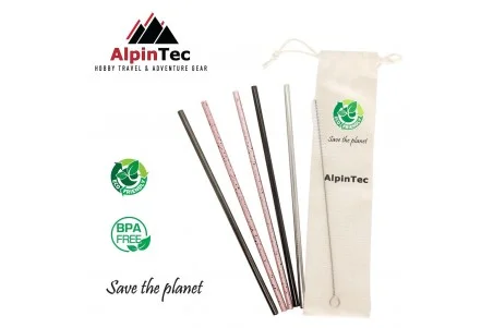 Οικολογικά Καλαμάκια AlpinTec Ίσια