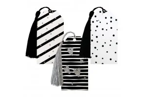 Black & White Gift Tags σε συσκευασία των 3 τεμαχίων