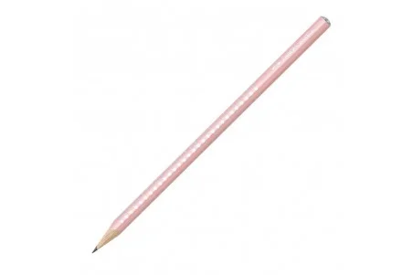 Μολύβι Faber Castell Grip sparkle Παστελ Ροζ