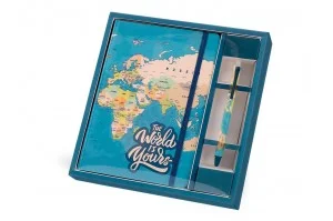 Σημειωματάριο Total Gift Α5 “Blue Map”