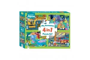 My Awesome 4-in-1 Puzzle Set
