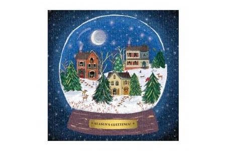 Christmas Puzzle \\"Winter Snow Globe\\" 500 Κομματιών
