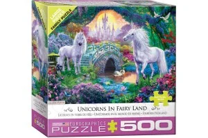 Eurographics Puzzle \\"Unicorns In Fairy Land\\" 500 κομματιών