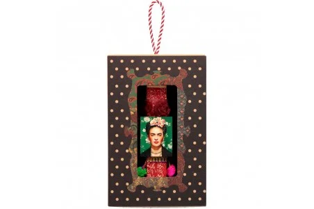 Λαμπάδα με Μαγνητάκι Frida Kahlo- Μπορντώ