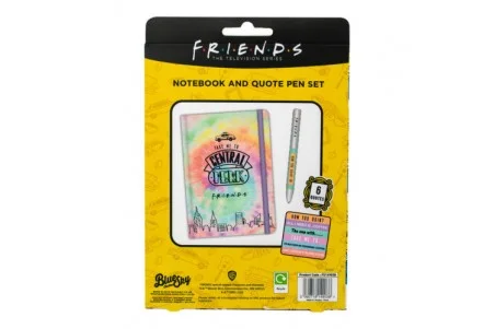 Friends Notebook & Pen Set \\"Tie Dye\\"