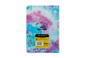 Friends A5 Casebound Notebook \\"Purple Tie Dye\\"