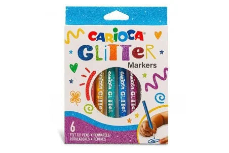 Μαρκαδόροι Carioca Glitter Markers