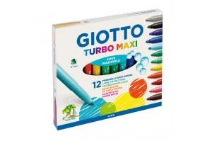 Giotto Turbo Maxi Μαρκαδόροι Χοντροί 12 Τεμάχια