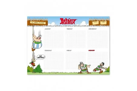 Εβδομαδιαίο Planner Μπλοκ \\"Asterix & Obelix\\" A4