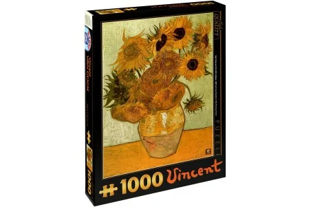 Puzzle \\"Vincent van Gogh- Sunflowers\\" 1000 κομματιών