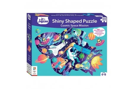 Shiny Shaped Puzzle \\"Cosmic Space Mission\\" 100 Κομματιών
