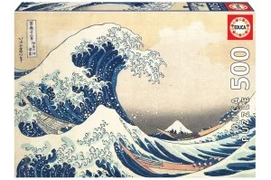 Educa Puzzle \\"Great Wave Of Kanagawa\\" 500 Κομματιών