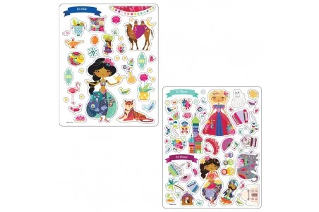 Auzou, 200 Stickers - Princesses From Around The World