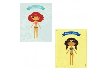 Auzou, 200 Stickers - Princesses From Around The World
