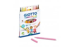 Μαρκαδόροι Giotto Turbo Color Skin Tones Λεπτοί 12 Τεμαχίων