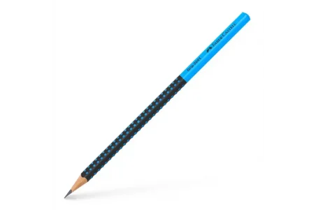 Μολύβι Faber Castell Grip Δίχρωμο Μαύρο-Μπλε