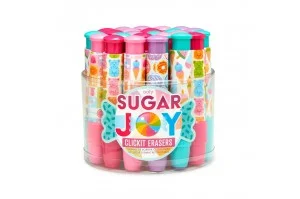 Sugar Joy Click-it Erasers