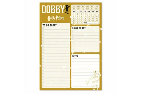 Harry Potter Dobby To Do List A5