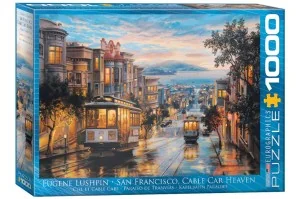 Eurographics Puzzle 1000pcs \\"San Francisco Cable Car Heaven\\"