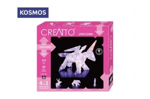 Kosmos Creatto 3D Κατασκευή με LED 4 σε 1 \\"Μονόκερος\\"