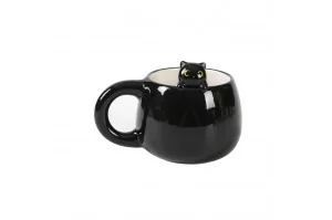 Κούπα i-Total Ceramic Charm \\"Black Cat\\" 450ml
