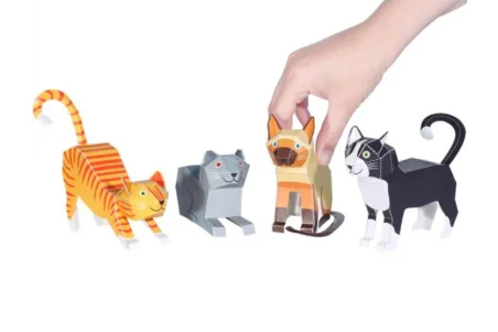 Pukaca Paper Toy- Γάτες