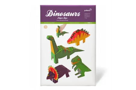 Pukaca Paper Toy- Σετ 4 Δεινοσαύρων