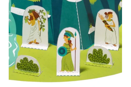 Pukaca Paper Toy Επιτραπέζιο Παιχνίδι- Το βουνό του Ολύμπου