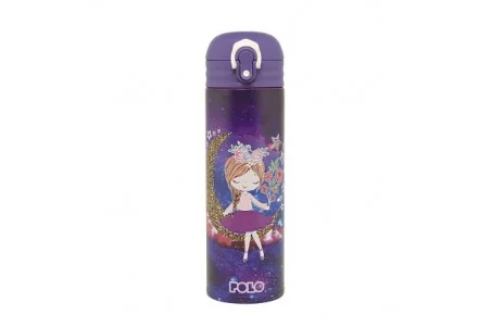 POLO Θερμός Stainless Steel Junior 500ml Moon