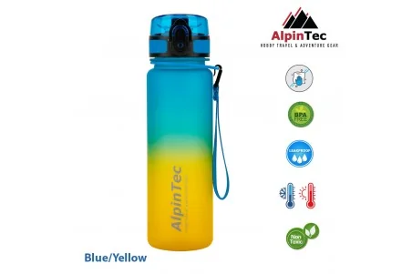 AlpinTec Παγουρίνο Slim 500ml \\"Blue/Yellow\\"