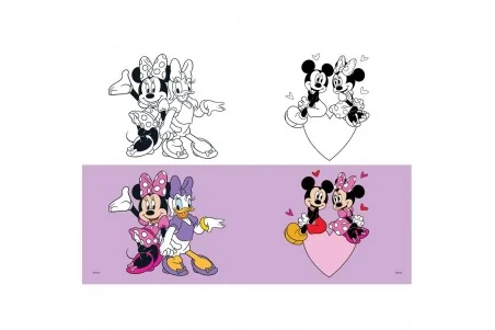 Τετράδιο Καρφίτσα 17x25 \\"Minnie\\" Μωβ