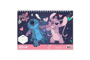 Μπλοκ Ζωγραφικής \\"Lilo & Stitch\\" Α4 40 φύλλων Μπλε