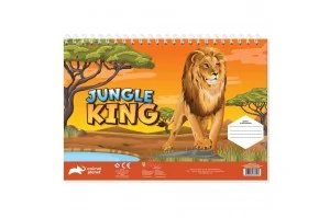 Μπλοκ Ζωγραφικής \\"Jungle King\\" Α4 40 φύλλων