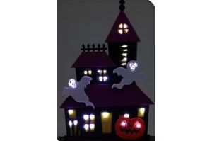 Διακοσμητικό Haunted House με Φως LED