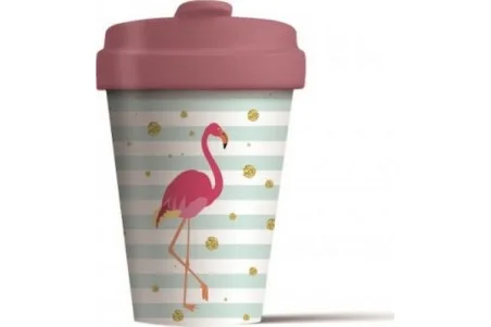 Chic-Mic Bamboo Cup Flamingo