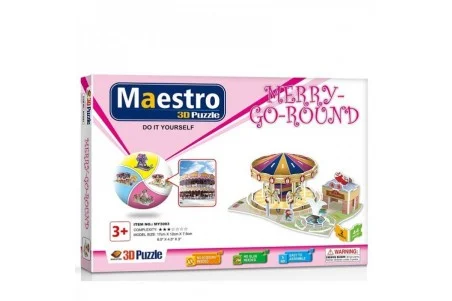 Maestro 3D Puzzle \\"Merry Go Round\\" 44 Κομματιών