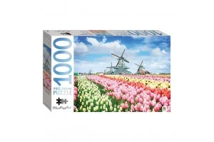 Puzzle \\"Dutch Windmills, Holland Netherlands\\" 1000 Κομματιών