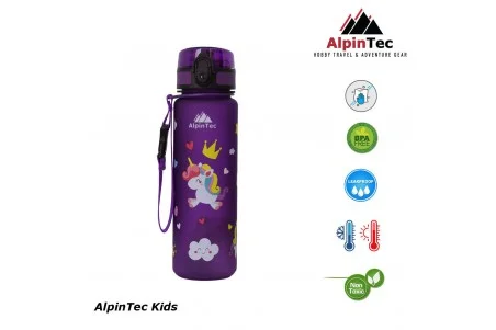 AlpinTec Παγουρίνο Slim 500ml \\"Purple Unicorn\\"